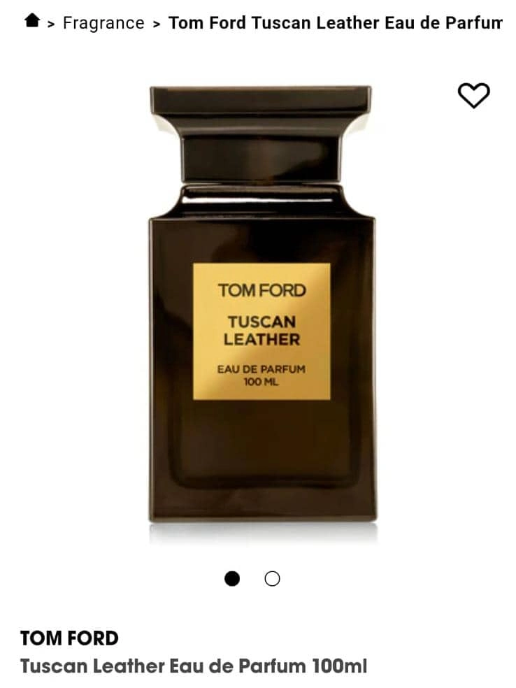 عطر مردانه ی تامفورد توسکان لدر بارایحه ی گرم وتلخ