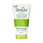 ژل شستشو صورت سیمپل مدل Moisturising حجم 150 میلی لیتر