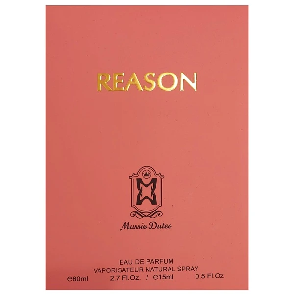 ادکلن ماسیو دوتی مدل Reason با رایحه شیرین حجم 95 میلی